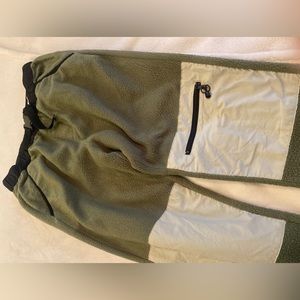 Pacsun green polar fleece pants